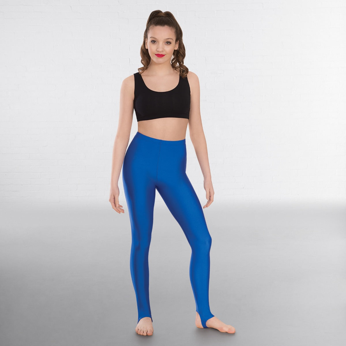1st Position stirrup dance tights with elasticated waist