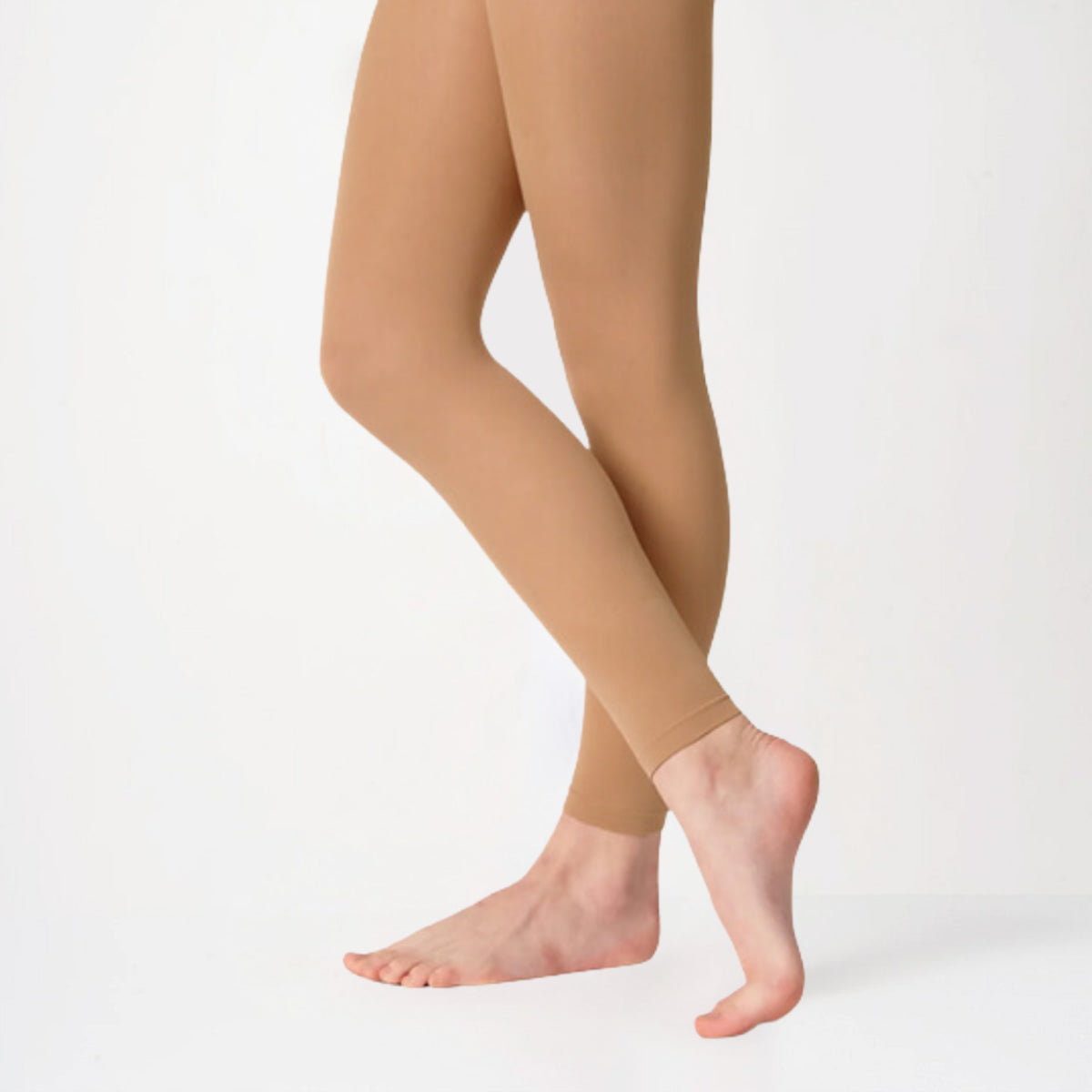 Silky Dance footless ballet tights in tan