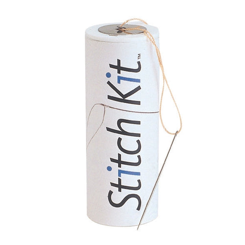 Stitch Kit packaging with a needle and thread on a white background