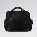 Black duffel bag with 'Bloch' branding on a light gray background