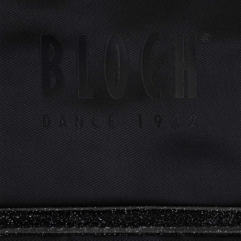 Black bag with 'BLOCH' branding on a black background