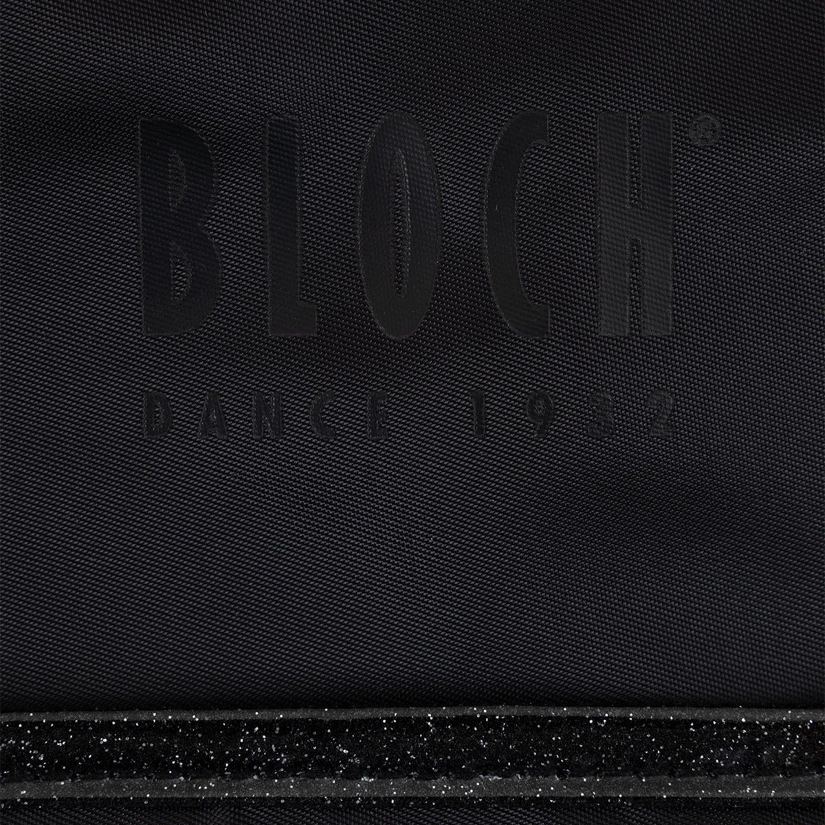 Black bag with 'BLOCH' branding on a black background