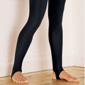1st Position stirrup dance tights with elasticated waist