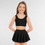 1st Position circular dance skirt in black