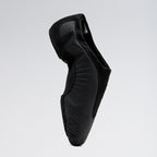 Black ballet shoe on a light gray background