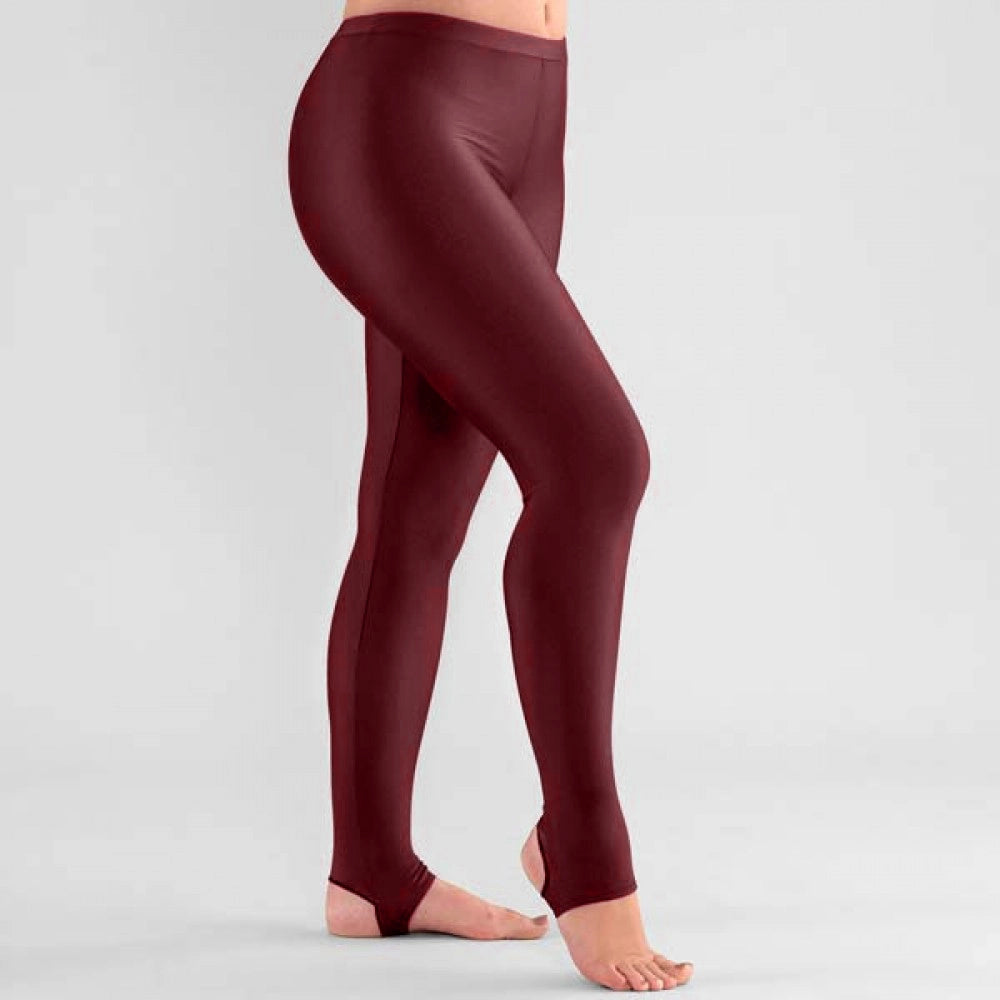 1st Position stirrup dance tights with elasticated waist
