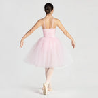 1st Position romantic ballet tutu with camisole straps and three-layer soft tulle skirt