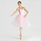 1st Position romantic ballet tutu with camisole straps and three-layer soft tulle skirt