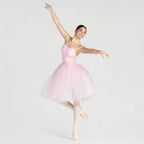 1st Position romantic ballet tutu with camisole straps and three-layer soft tulle skirt