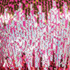 1st Position multi ombré sequin mini dance dress