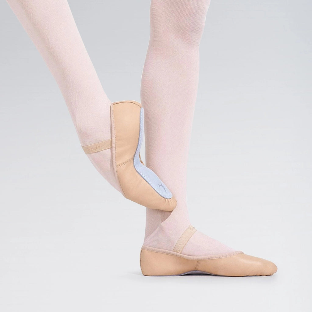 Capezio Daisy leather ballet shoes medium fit with full suede sole