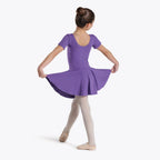 1st Position Hannah cotton skirted leotard in lavender