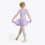 1st Position Hannah cotton skirted leotard in lilac