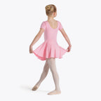 1st Position Hannah cotton skirted leotard in pink