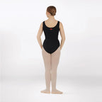 RAD Approved Anna princess line sleeveless ballet leotard in black.