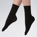 Silky Super Soft black ballet socks