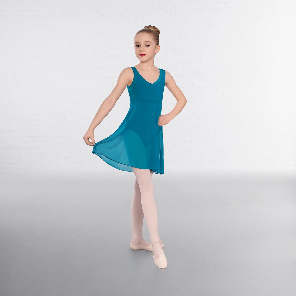 1st Position mesh lyrical dance dress