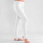 1st Position stirrup dance tights with elasticated waist