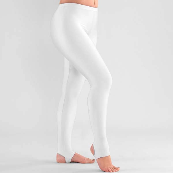 1st Position stirrup dance tights with elasticated waist